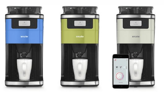 Smart coffee maker is app remotely-controlled and your brew can be customizable to your timing and requirements.